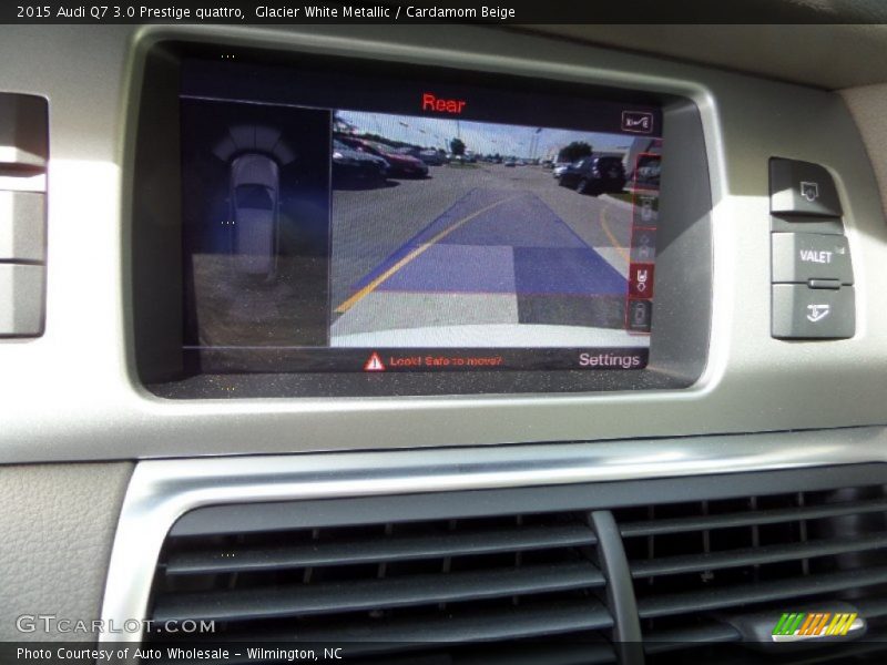 Glacier White Metallic / Cardamom Beige 2015 Audi Q7 3.0 Prestige quattro