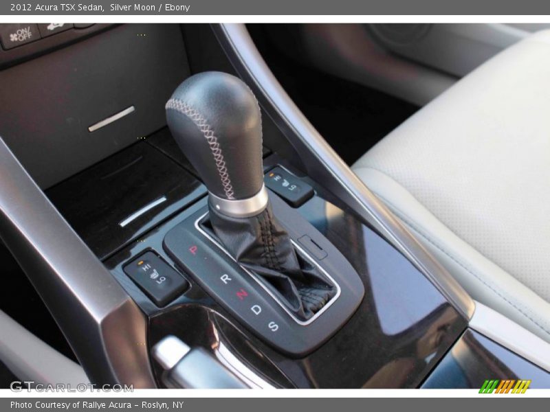 Silver Moon / Ebony 2012 Acura TSX Sedan