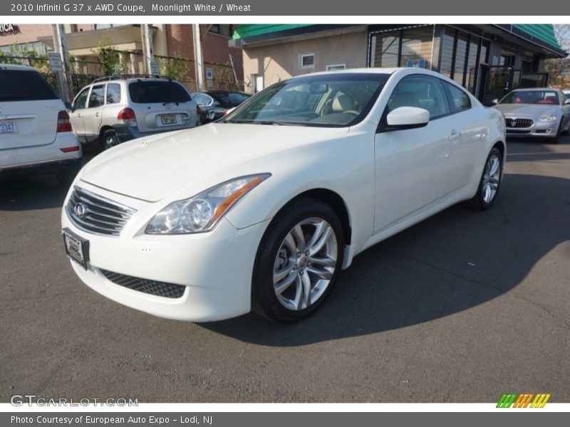 Moonlight White / Wheat 2010 Infiniti G 37 x AWD Coupe