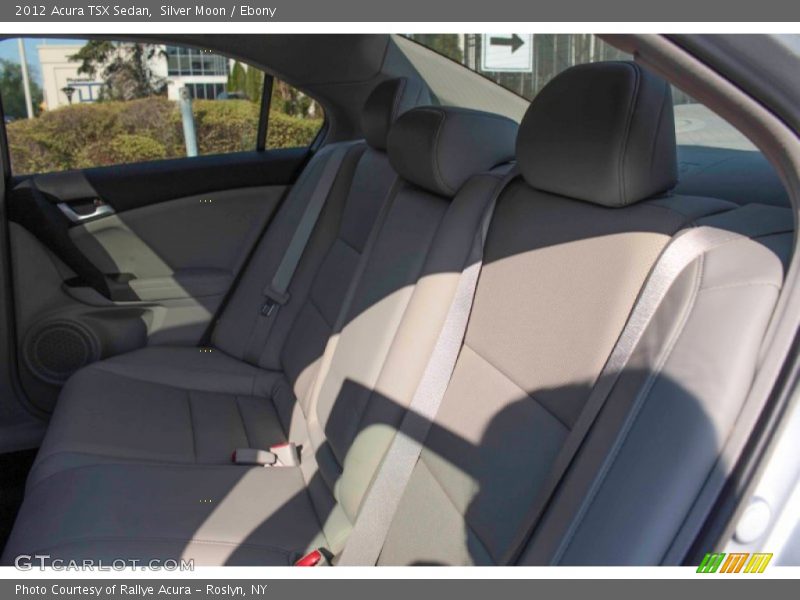 Silver Moon / Ebony 2012 Acura TSX Sedan