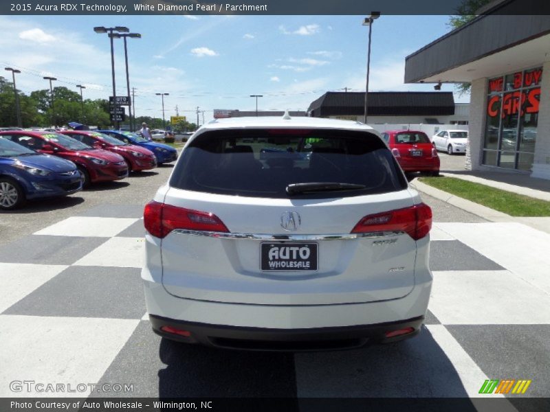 White Diamond Pearl / Parchment 2015 Acura RDX Technology