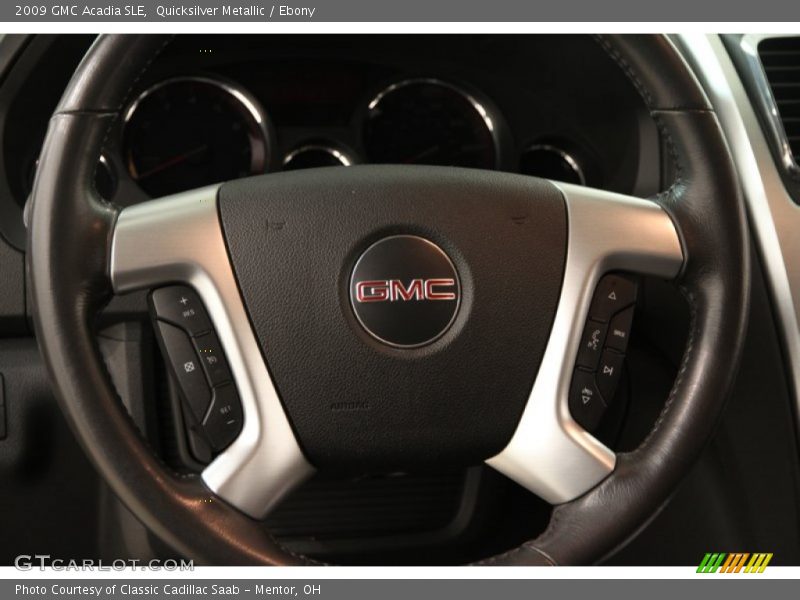 Quicksilver Metallic / Ebony 2009 GMC Acadia SLE