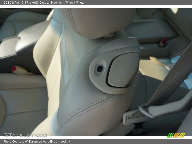 Moonlight White / Wheat 2010 Infiniti G 37 x AWD Coupe
