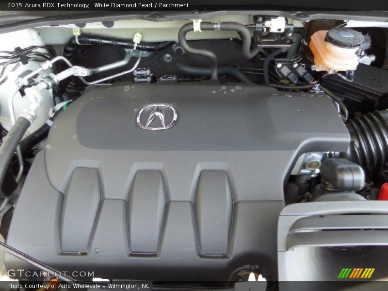 White Diamond Pearl / Parchment 2015 Acura RDX Technology
