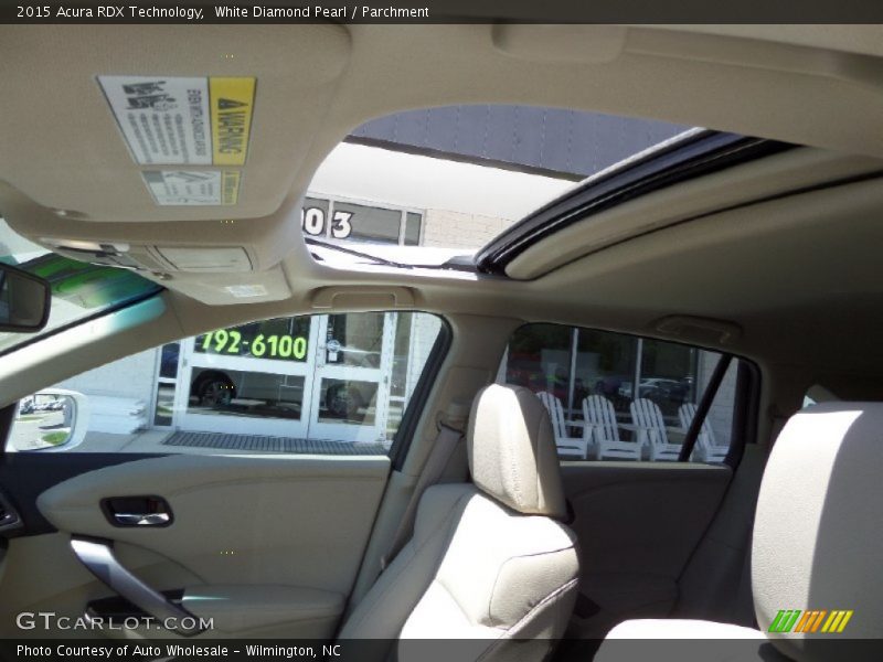 White Diamond Pearl / Parchment 2015 Acura RDX Technology