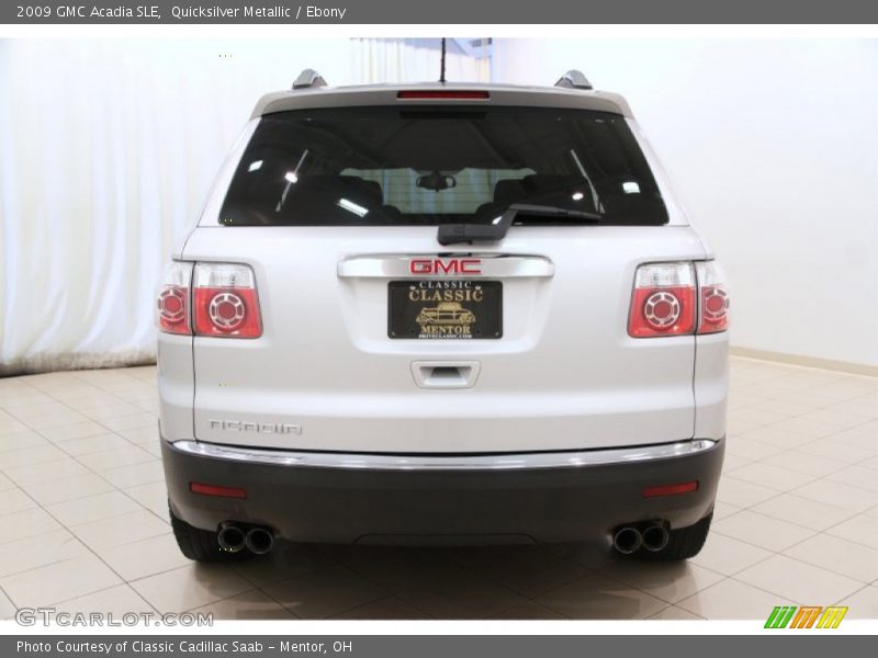 Quicksilver Metallic / Ebony 2009 GMC Acadia SLE