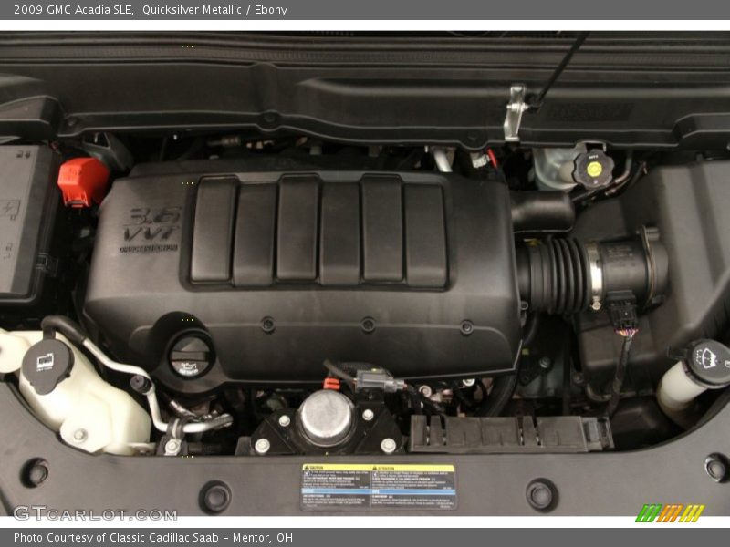 Quicksilver Metallic / Ebony 2009 GMC Acadia SLE