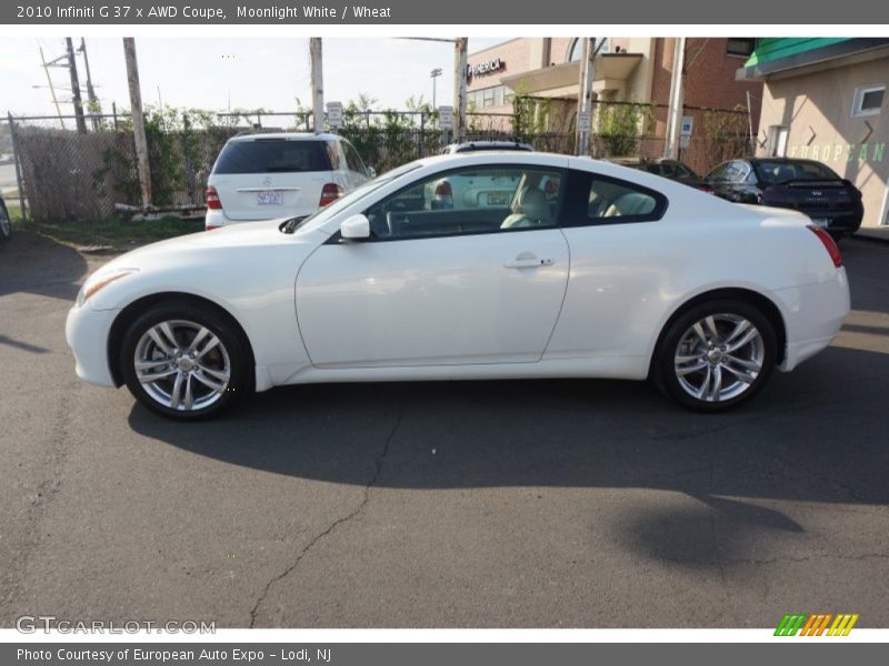 Moonlight White / Wheat 2010 Infiniti G 37 x AWD Coupe