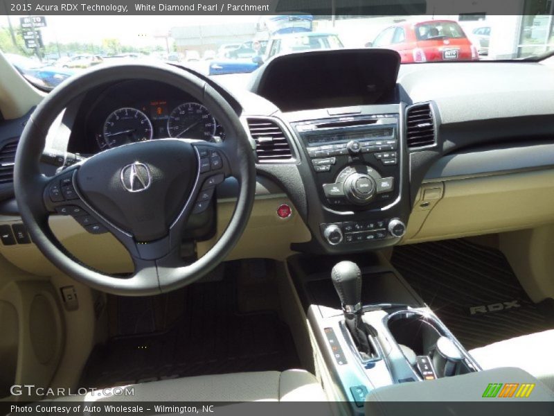 White Diamond Pearl / Parchment 2015 Acura RDX Technology