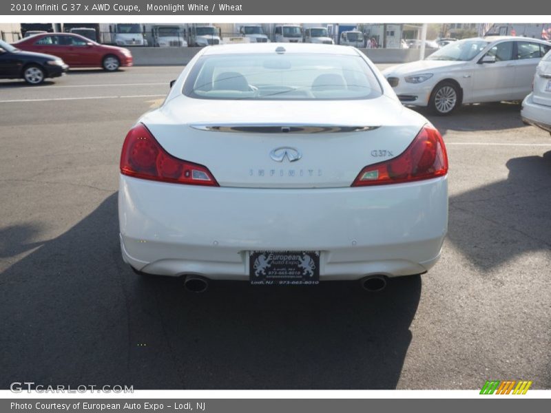 Moonlight White / Wheat 2010 Infiniti G 37 x AWD Coupe