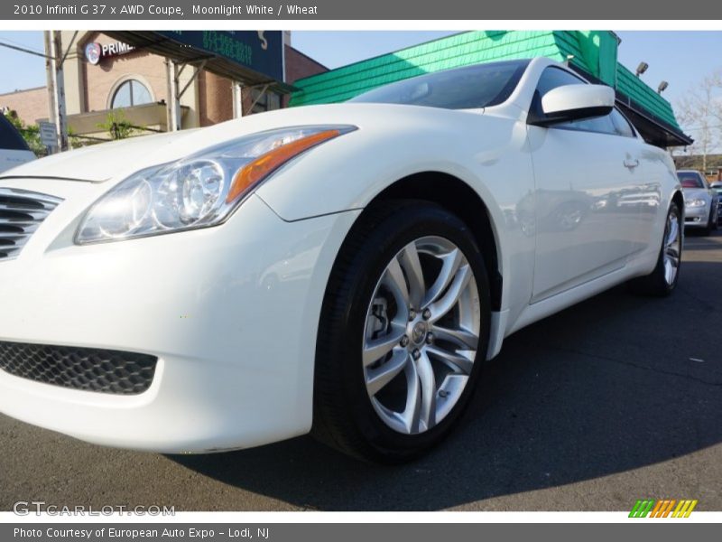 Moonlight White / Wheat 2010 Infiniti G 37 x AWD Coupe