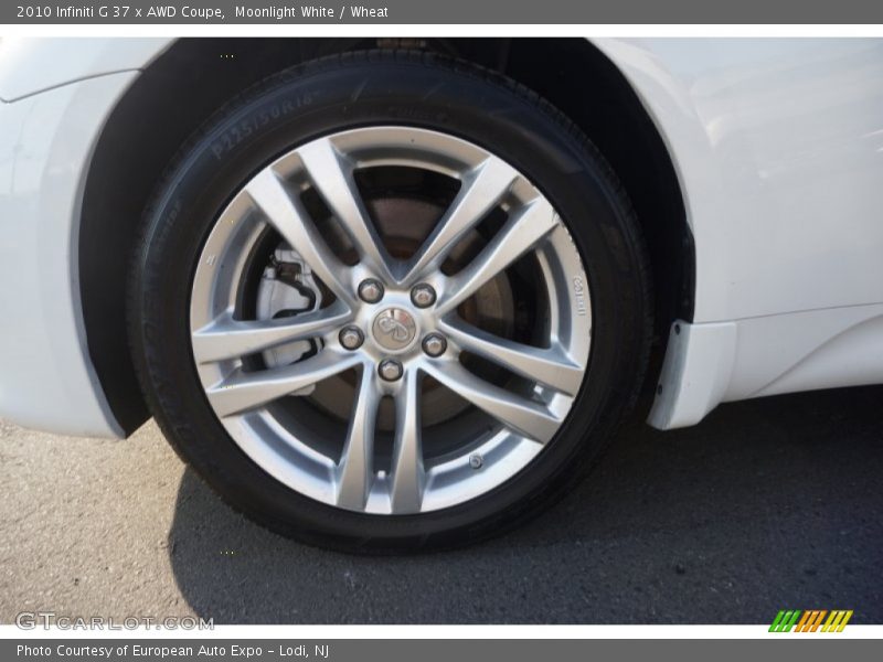 Moonlight White / Wheat 2010 Infiniti G 37 x AWD Coupe
