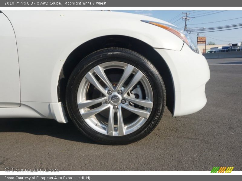 Moonlight White / Wheat 2010 Infiniti G 37 x AWD Coupe