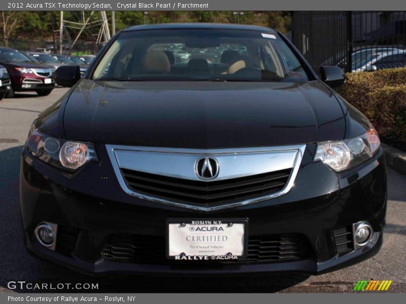 Crystal Black Pearl / Parchment 2012 Acura TSX Technology Sedan