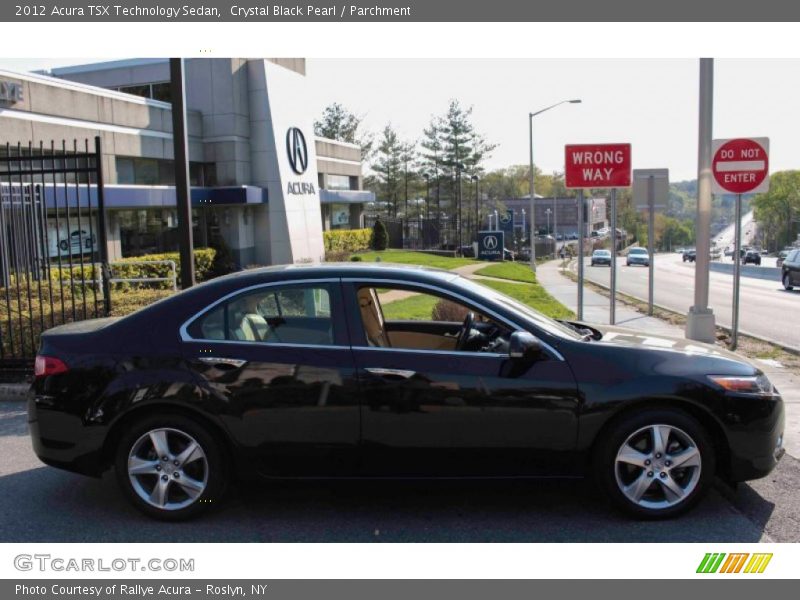 Crystal Black Pearl / Parchment 2012 Acura TSX Technology Sedan