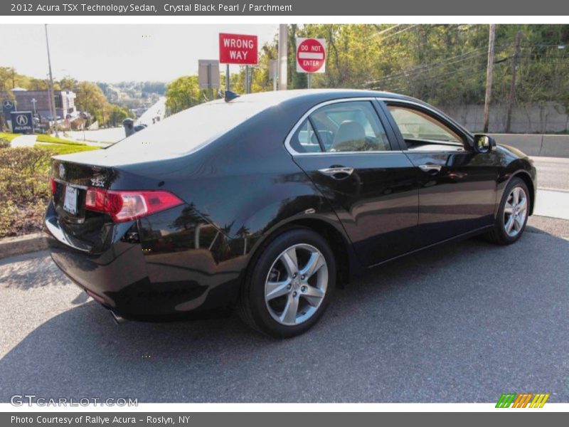 Crystal Black Pearl / Parchment 2012 Acura TSX Technology Sedan