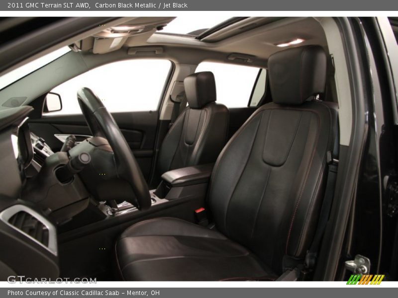 Carbon Black Metallic / Jet Black 2011 GMC Terrain SLT AWD