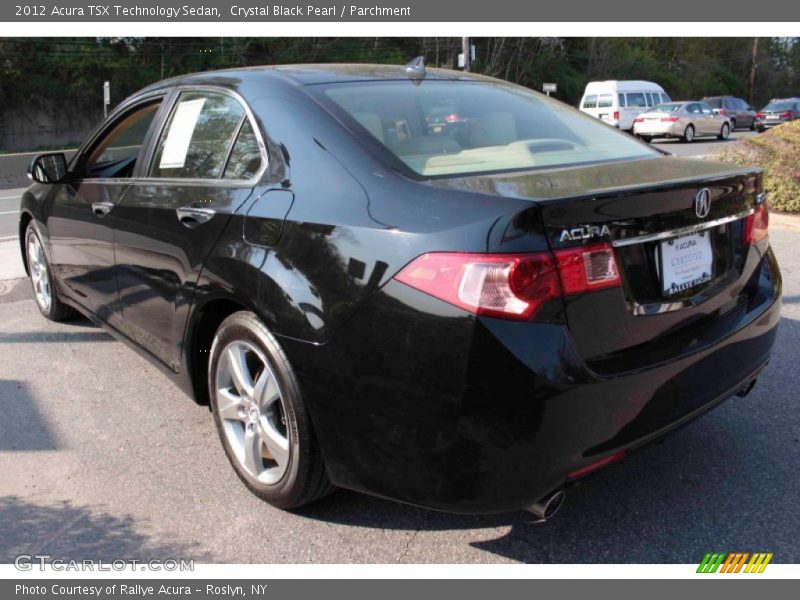 Crystal Black Pearl / Parchment 2012 Acura TSX Technology Sedan