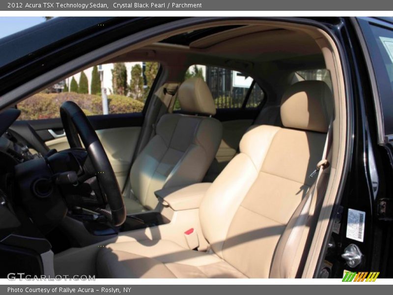 Crystal Black Pearl / Parchment 2012 Acura TSX Technology Sedan