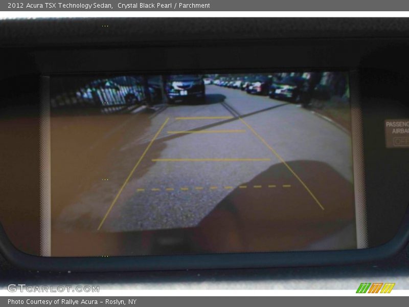 Crystal Black Pearl / Parchment 2012 Acura TSX Technology Sedan
