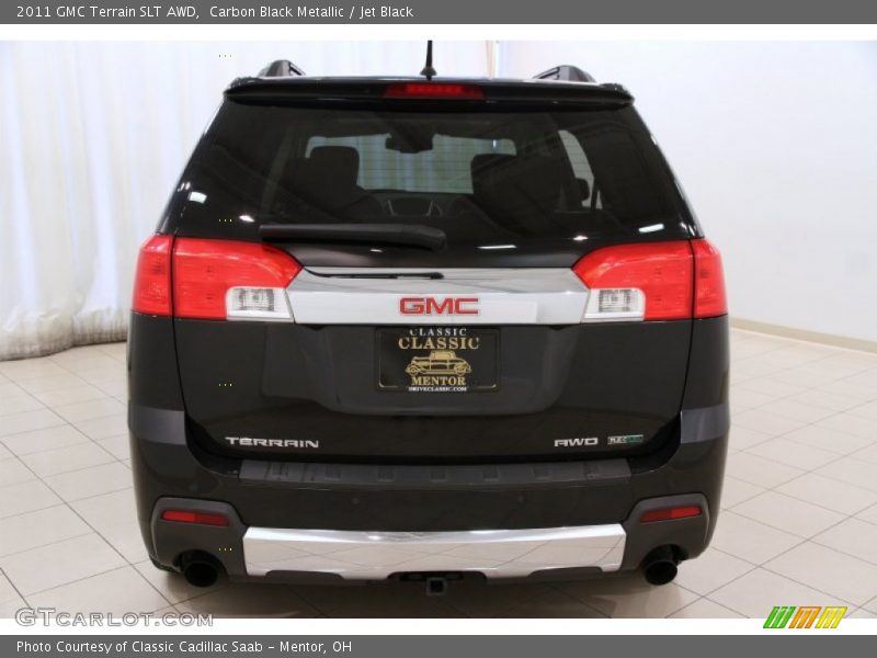 Carbon Black Metallic / Jet Black 2011 GMC Terrain SLT AWD