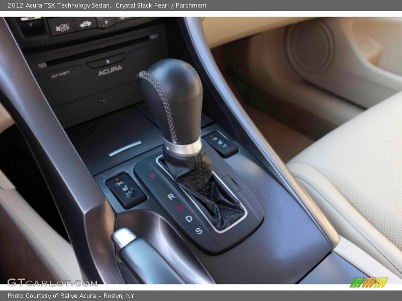 Crystal Black Pearl / Parchment 2012 Acura TSX Technology Sedan
