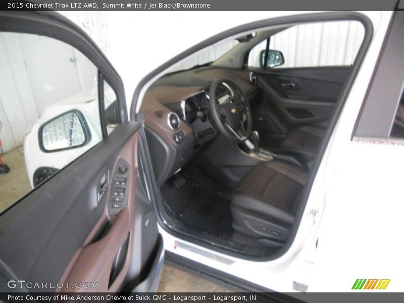Summit White / Jet Black/Brownstone 2015 Chevrolet Trax LTZ AWD