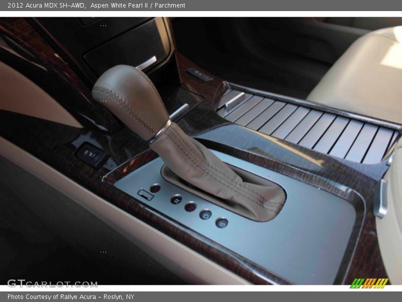 Aspen White Pearl II / Parchment 2012 Acura MDX SH-AWD