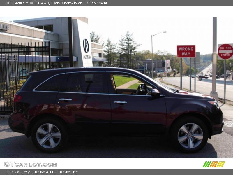 Dark Cherry Pearl II / Parchment 2012 Acura MDX SH-AWD