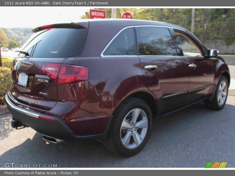 Dark Cherry Pearl II / Parchment 2012 Acura MDX SH-AWD