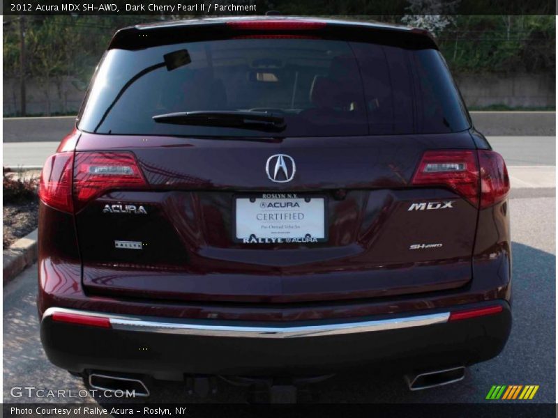 Dark Cherry Pearl II / Parchment 2012 Acura MDX SH-AWD