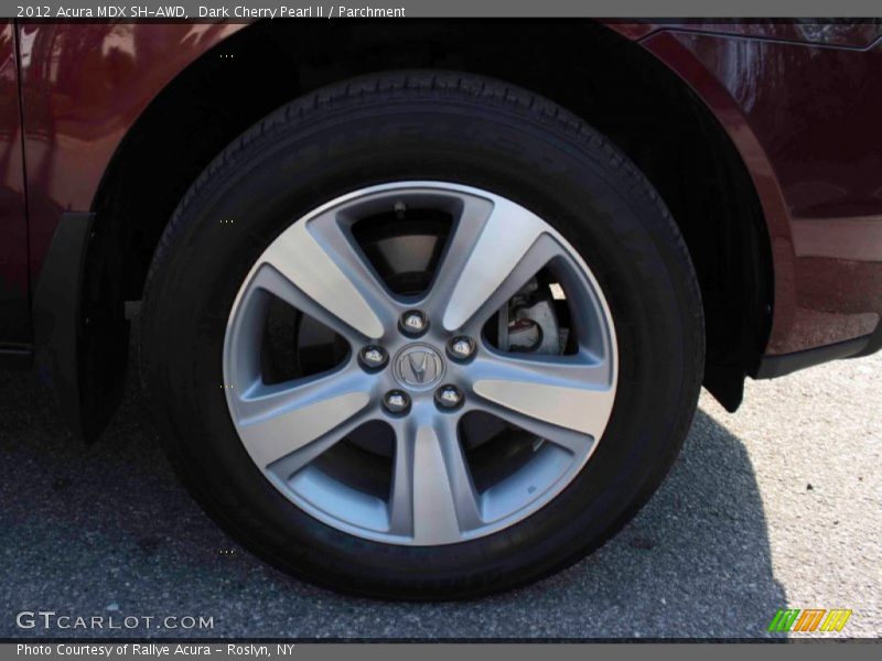 Dark Cherry Pearl II / Parchment 2012 Acura MDX SH-AWD