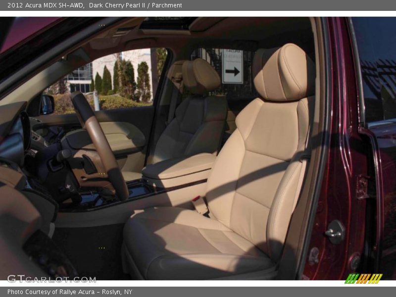 Dark Cherry Pearl II / Parchment 2012 Acura MDX SH-AWD