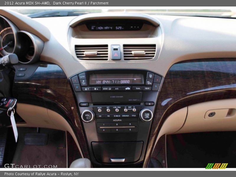 Dark Cherry Pearl II / Parchment 2012 Acura MDX SH-AWD