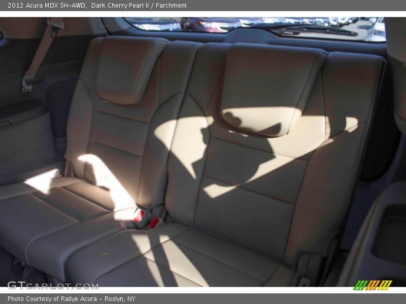 Dark Cherry Pearl II / Parchment 2012 Acura MDX SH-AWD