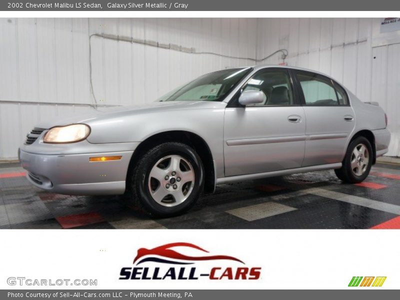 Galaxy Silver Metallic / Gray 2002 Chevrolet Malibu LS Sedan