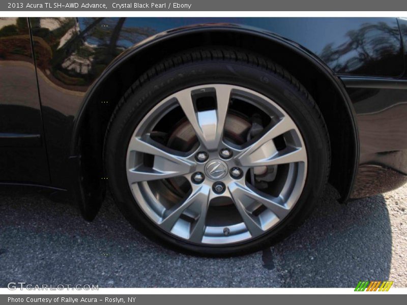 Crystal Black Pearl / Ebony 2013 Acura TL SH-AWD Advance