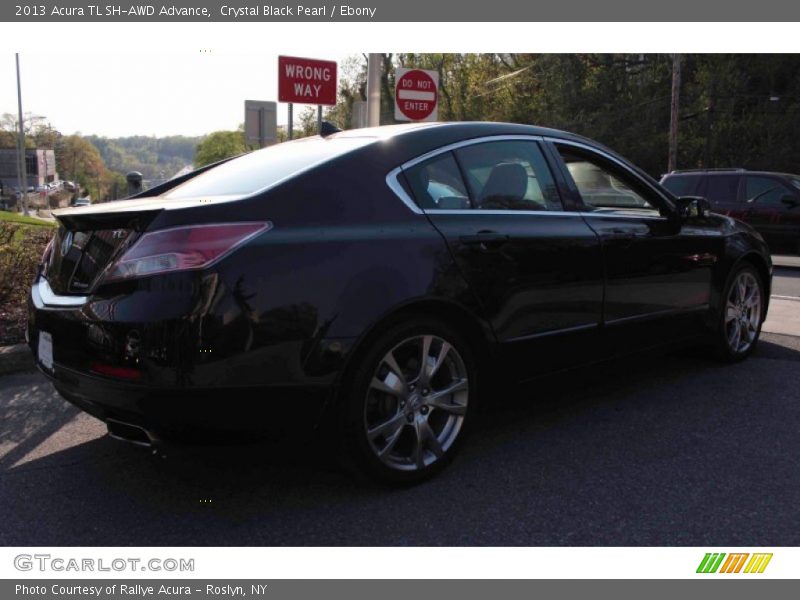 Crystal Black Pearl / Ebony 2013 Acura TL SH-AWD Advance