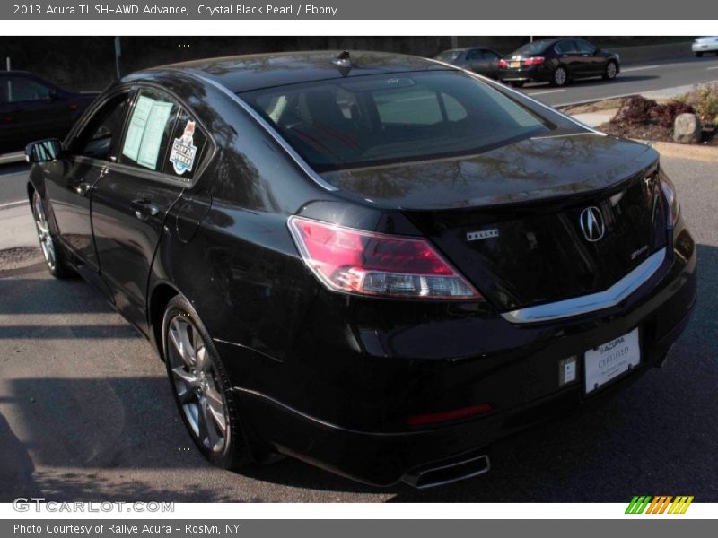Crystal Black Pearl / Ebony 2013 Acura TL SH-AWD Advance