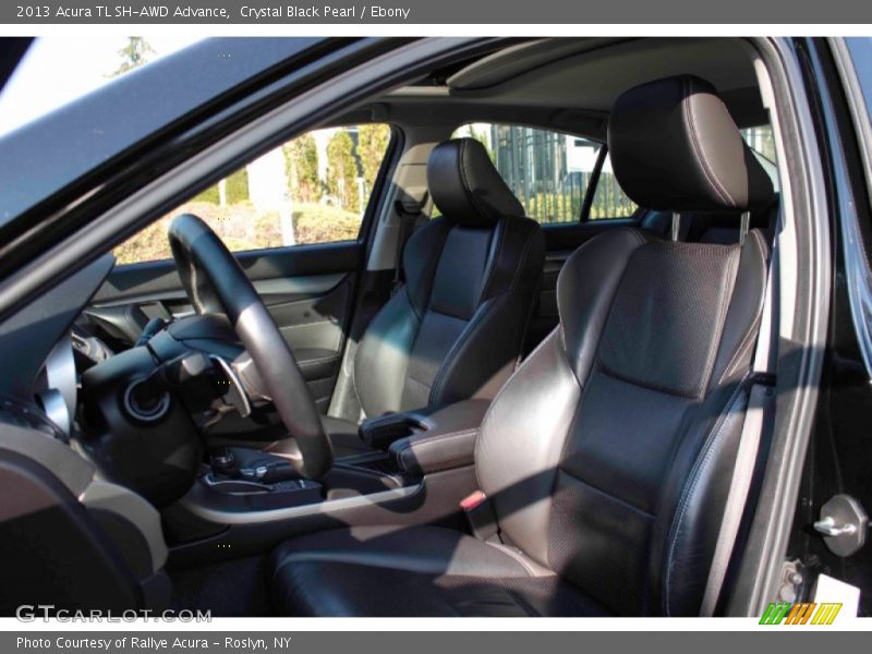 Crystal Black Pearl / Ebony 2013 Acura TL SH-AWD Advance