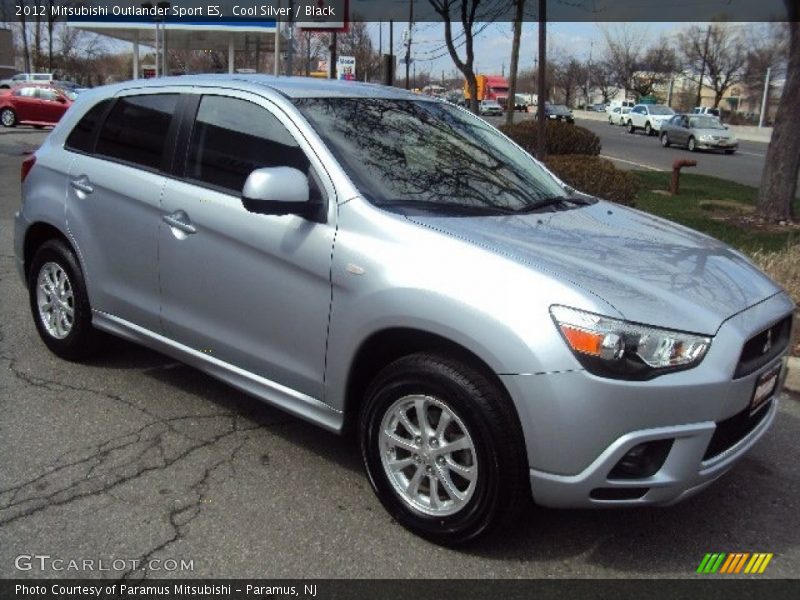 Cool Silver / Black 2012 Mitsubishi Outlander Sport ES