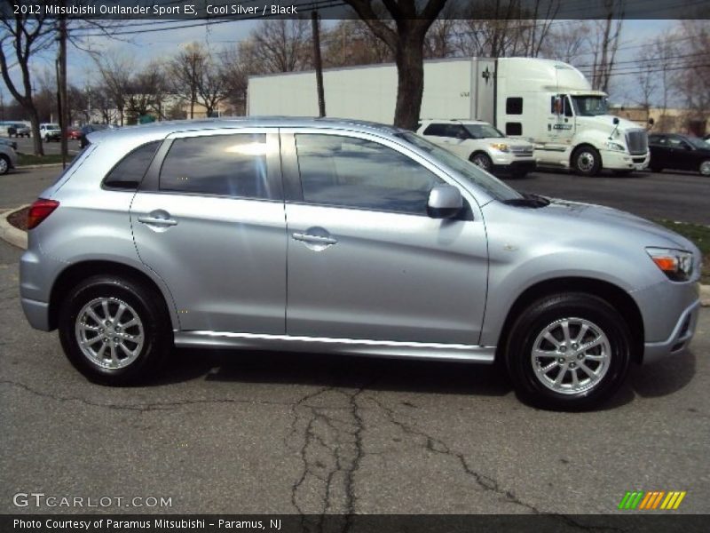 Cool Silver / Black 2012 Mitsubishi Outlander Sport ES