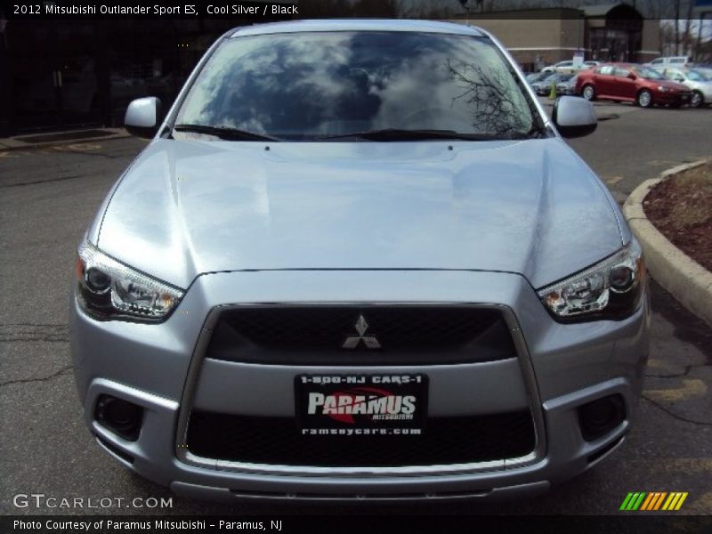 Cool Silver / Black 2012 Mitsubishi Outlander Sport ES