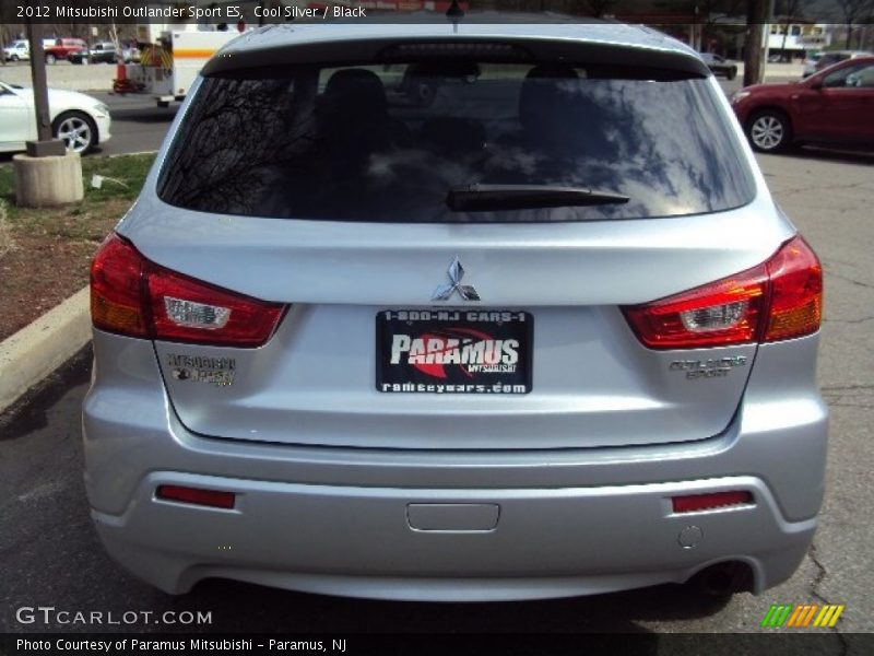 Cool Silver / Black 2012 Mitsubishi Outlander Sport ES