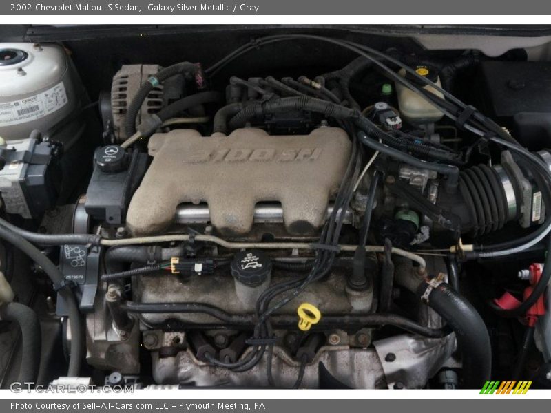 Galaxy Silver Metallic / Gray 2002 Chevrolet Malibu LS Sedan