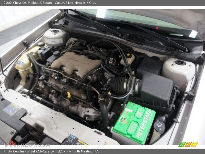 Galaxy Silver Metallic / Gray 2002 Chevrolet Malibu LS Sedan