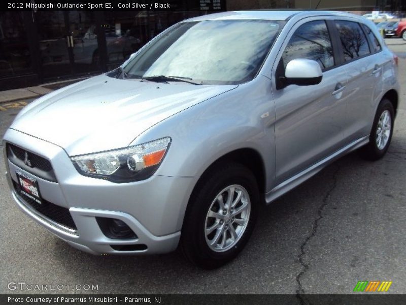 Cool Silver / Black 2012 Mitsubishi Outlander Sport ES