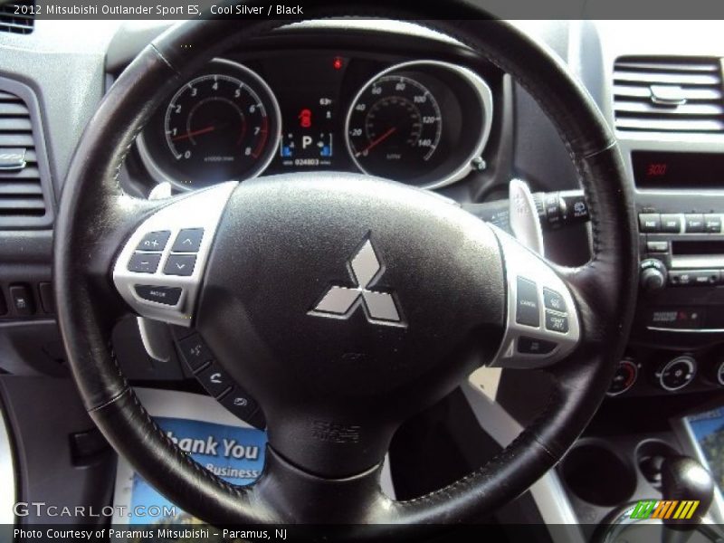 Cool Silver / Black 2012 Mitsubishi Outlander Sport ES
