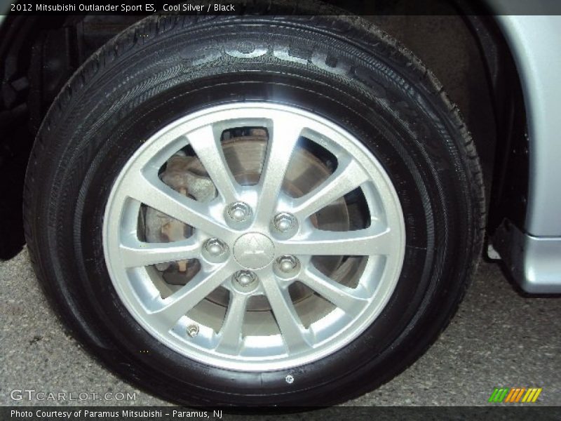 Cool Silver / Black 2012 Mitsubishi Outlander Sport ES