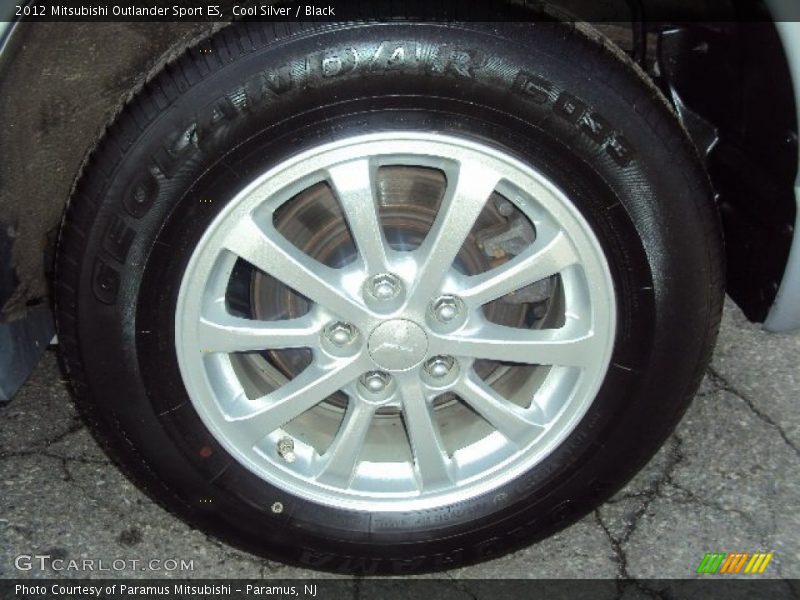 Cool Silver / Black 2012 Mitsubishi Outlander Sport ES